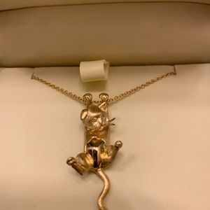 Hanging kitten charm and necklace